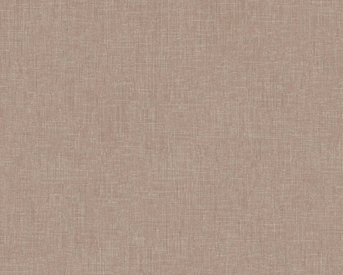 Tapeta ścienna AS Metropolitan Stories 36922-5, splot tkaninowy, brązowy len, orzechowy