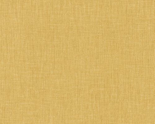 Tapeta ścienna AS Metropolitan Stories 36922-1, splot tkaninowy, musztardowy len, miodowy