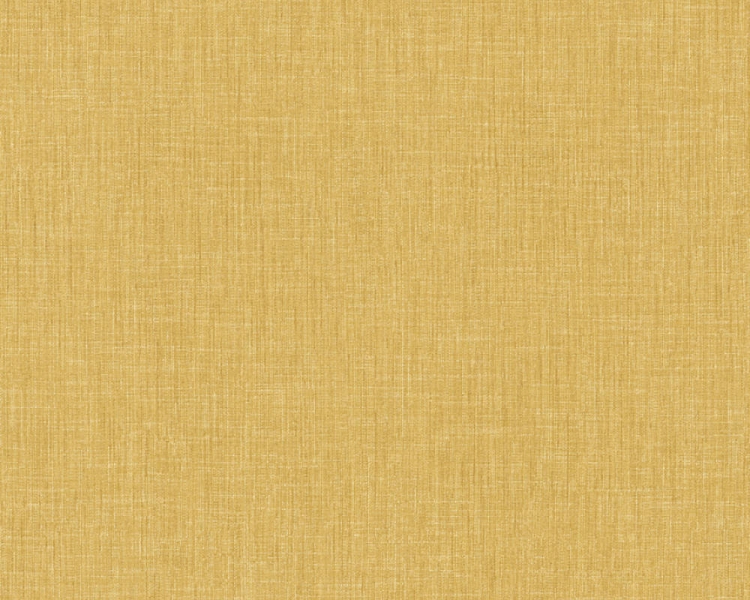 Tapeta ścienna AS Metropolitan Stories 36922-1, splot tkaninowy, musztardowy len, miodowy