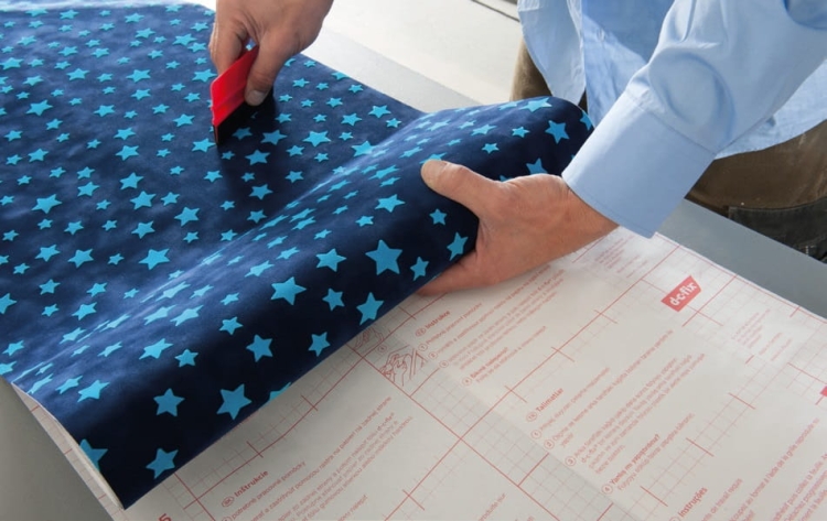 Rakla + nożyk, zestaw do klejenia oklein samoprzylepnych