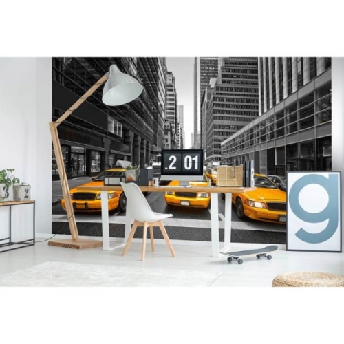 Fototapeta MS-5-0008 Yellow Taxi flizelinowa Dimex