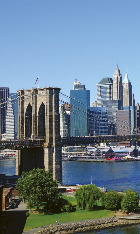 Fototapeta MS-2-0001 Brooklyn Bridge flizelinowa Dimex