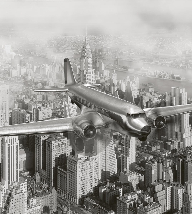 Fototapeta MS-3-0006 Airplane flizelinowa Dimex