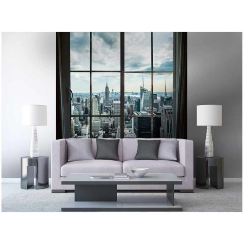 Fototapeta MS-3-0009 Manhattan window view flizelinowa Dimex