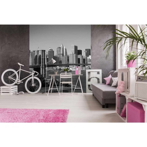 Fototapeta MS-3-0010 Manhattan gray flizelinowa Dimex