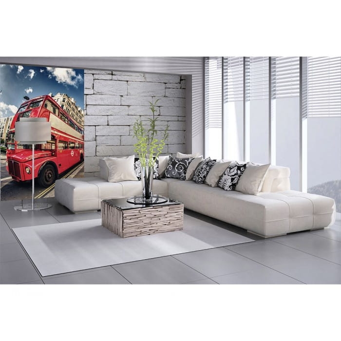 Fototapeta MS-2-0017 Double Decker Bus flizelinowa Dimex