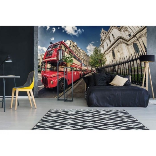 Fototapeta MS-5-0017 Double Decker Bus flizelinowa Dimex