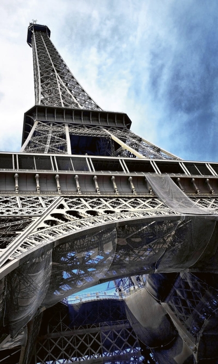 Fototapeta MS-2-0026 Eiffel Tower flizelinowa Dimex