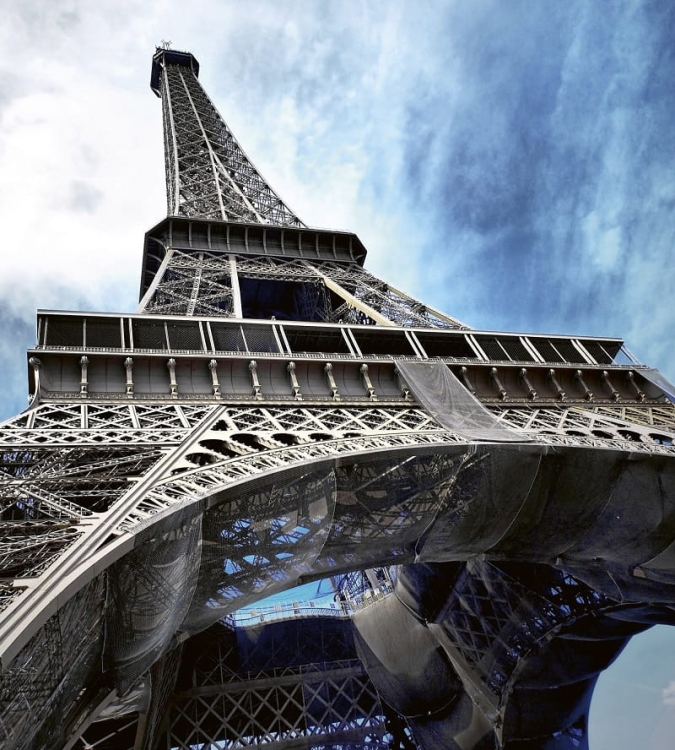 Fototapeta MS-3-0026 Eiffel Tower flizelinowa Dimex