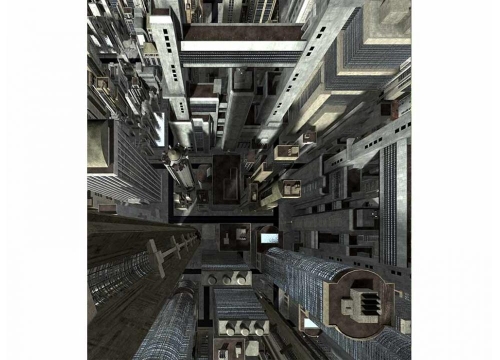 Fototapeta MS-3-0030 Skyscrapers flizelinowa Dimex