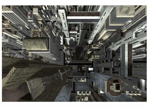 Fototapeta MS-5-0030 Skyscrapers flizelinowa Dimex