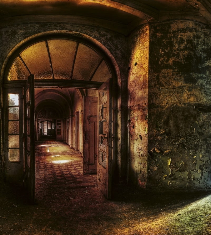 Fototapeta MS-3-0044 Hallway fizelinowa Dimex