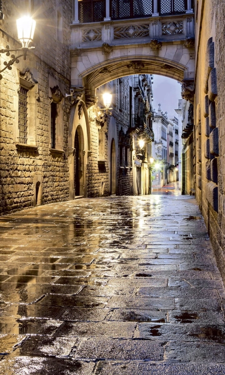 Fototapeta MS-2-0048 Ancient Street flizelinowa Dimex