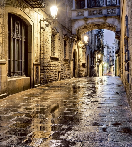 Fototapeta MS-3-0048 Ancient Street fizelinowa Dimex