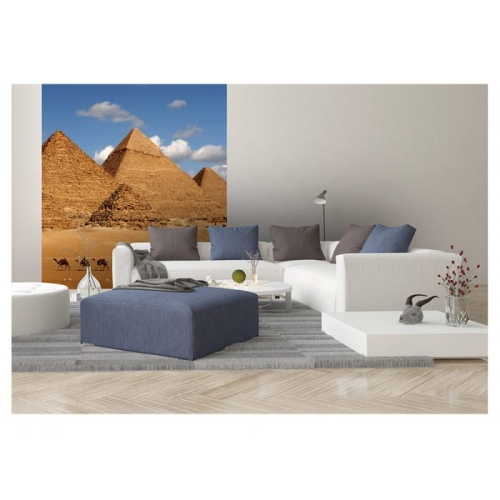 Fototapeta MS-3-0051 Egypt Pyramids fizelinowa Dimex