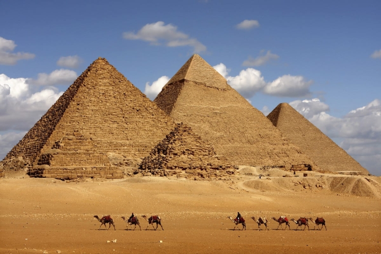 Fototapeta MS-5-0051 Egypt Pyramids flizelinowa Dimex