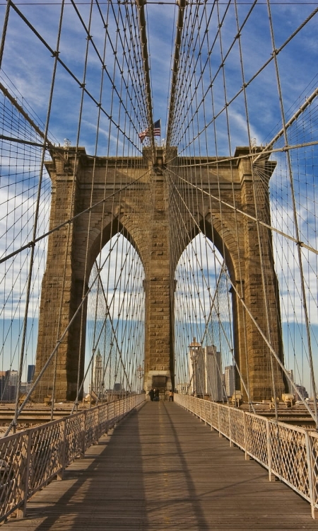 Fototapeta MS-2-0005 Brooklyn Bridge flizelinowa Dimex