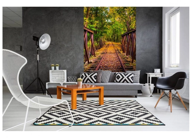 Fototapeta MS-2-0055 Railroad flizelinowa Dimex