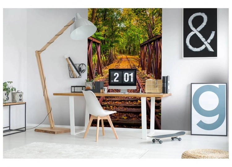 Fototapeta MS-2-0055 Railroad flizelinowa Dimex