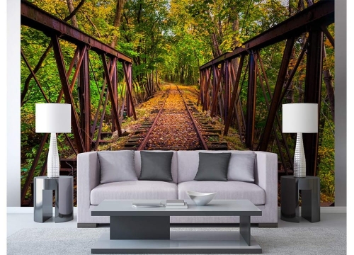 Fototapeta MS-5-0055 Railroad flizelinowa Dimex