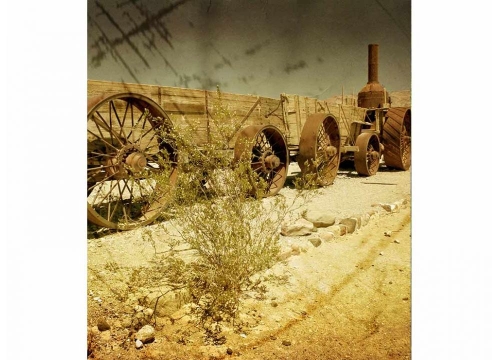 Fototapeta MS-3-0058 Stary wagon fizelinowa Dimex