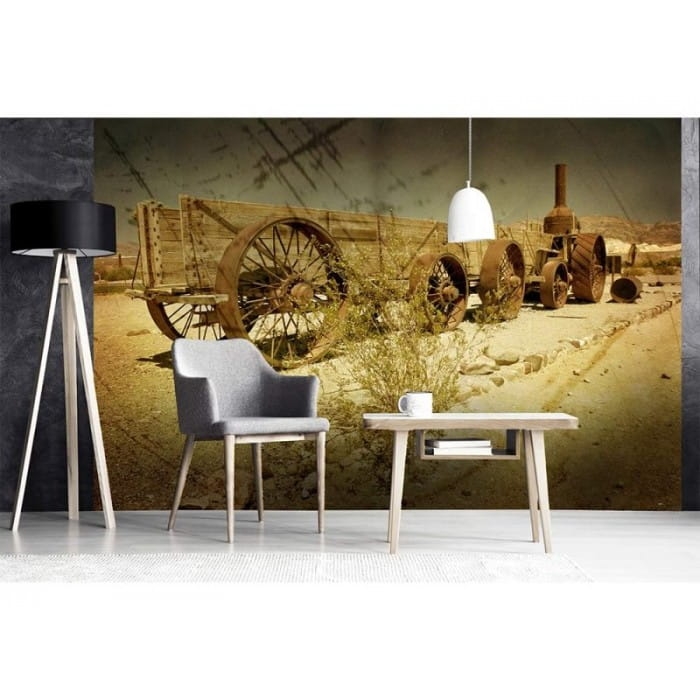 Fototapeta MS-5-0058 Stary wagon flizelinowa Dimex