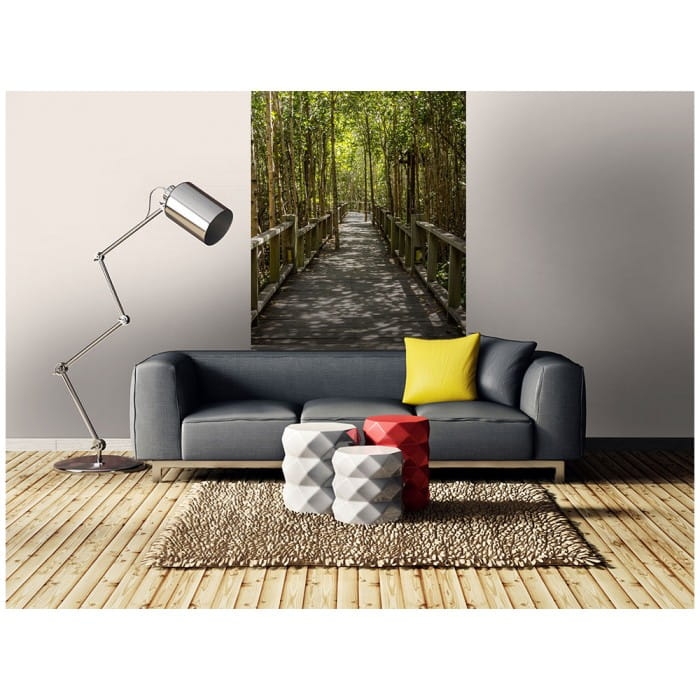 Fototapeta MS-2-0059 Most w lesie flizelinowa Dimex