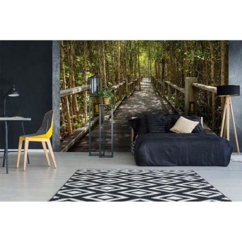 Fototapeta MS-5-0059 Most w lesie flizelinowa Dimex