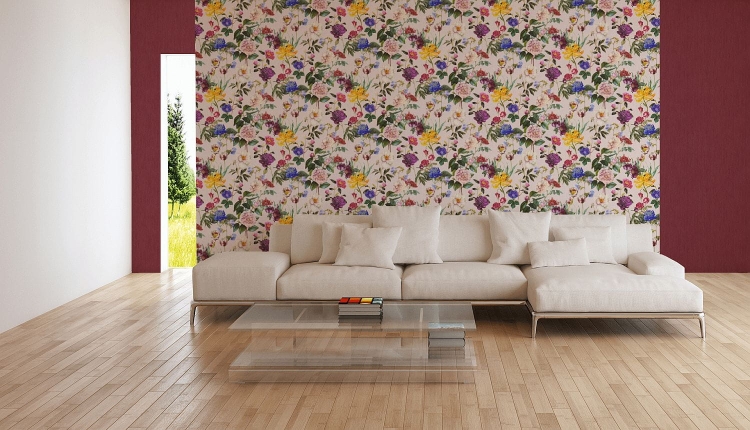 Tapeta AS Trendwall 373363, tapeta kolorowe kwiaty