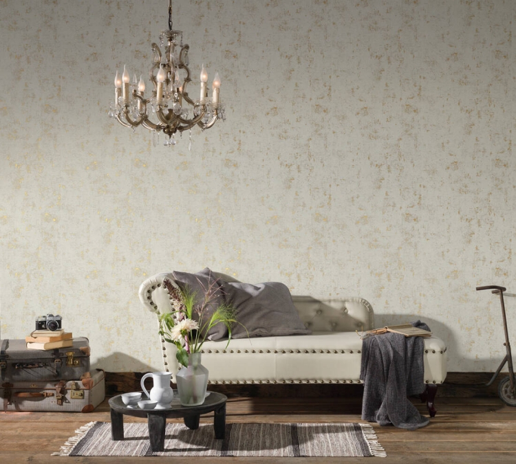 Tapeta AS Trendwall 230775, tapeta biały tynk