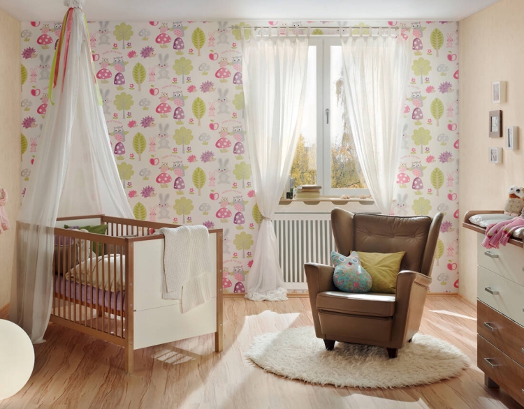 AS Boys Girls 6 93555-1 Tapeta w leśne zwierzątka