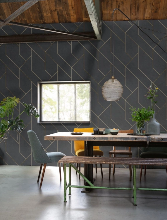 Tapeta Rasch Brick Lane 427431 Tapeta geometryczna