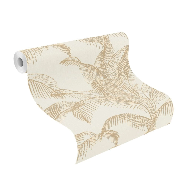 Tapeta Rasch Sansa 406818 Tapeta w palmowe liście
