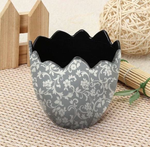 GEKKOFIX 11904 45cm okleina samoprzylepna białe kwiatki na szarym tle