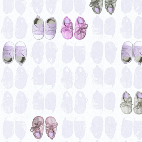 Tapeta AS Little Stars 35862-1, tapeta dziecięca, tapeta w buciki