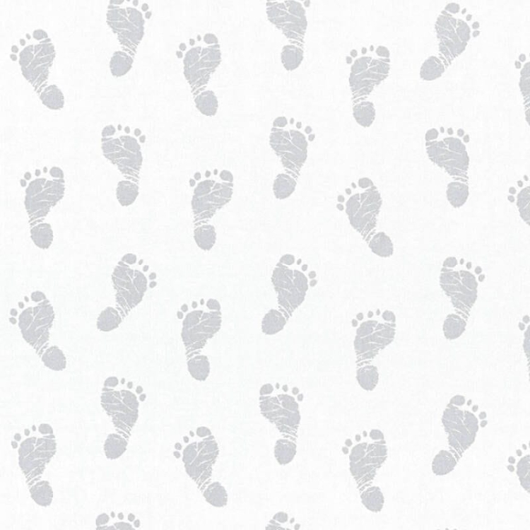 Tapeta AS Little Stars 35863-1 , tapeta dziecięca, tapeta w stópki, stopy dziecięce