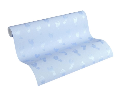 Tapeta AS Little Stars 35863-2 , tapeta dziecięca, tapeta w stópki, stopy dziecięce