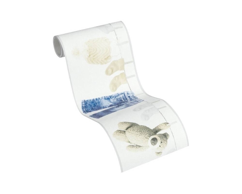 Pasek/Tapeta AS Little Stars 35846-1, tapeta dziecięca, tapeta w misie, ubranka dziecięce