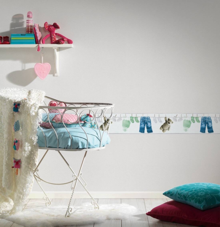 Pasek/Tapeta AS Little Stars 35846-2, tapeta dziecięca, tapeta w misie, ubranka dziecięce