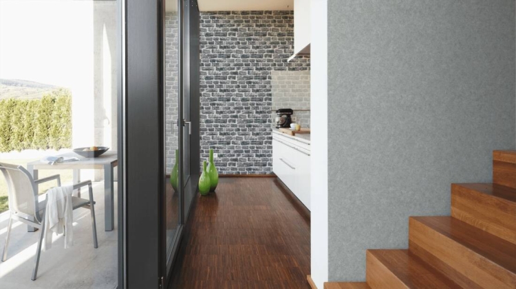 Tapeta AS Creation Elements 36140-4, tapeta na flizelinie, cegła czarno-biała