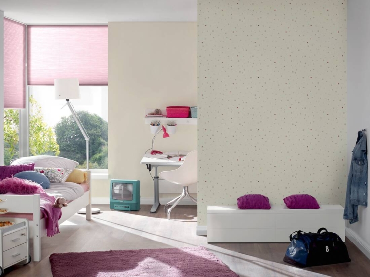 Tapeta AS Little Stars 35839-4, tapeta dziecięca, tapeta w groszki, kropki