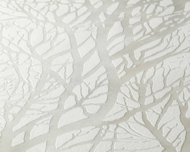 tapeta ścienna 300941, tapeta life4, tapeta drzewka białe, perłowe, tapeta do pokoju, holu, sypialni, styl skandynawski