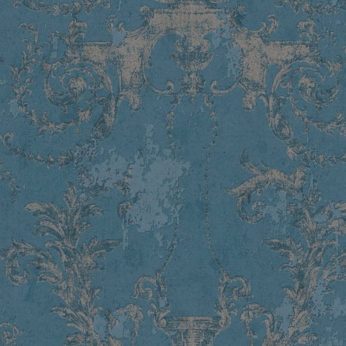 Tapeta AS History of Art 37648-5, tapeta ornament, w granatowym kolorze