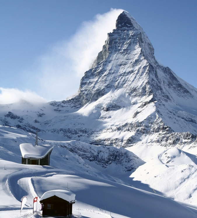 Fototapeta MS-3-0073 Matterhorn fizelinowa Dimex