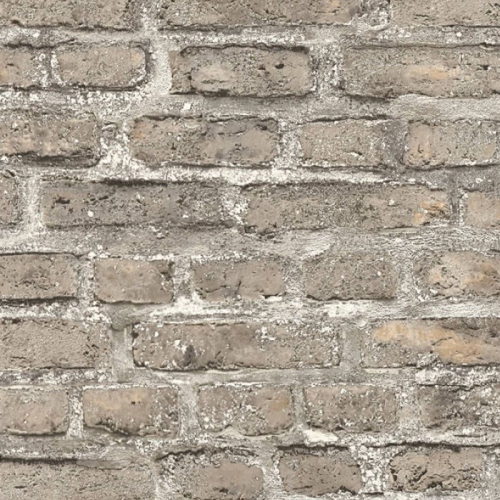 Tapeta AS Neue Bude 2.0 3139-4, tapeta na flizelinie w beżowy i szary mur 3D, stara cegła palona