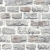 Tapeta AS 36140-3, tapeta Elements AS  na flizelinie, mur ceglany, cegła palona, szara
