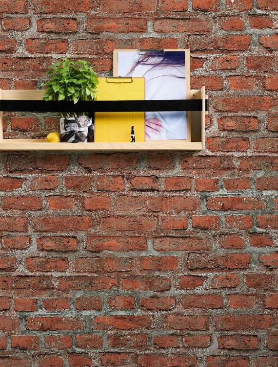 Tapeta AS Neue Bude 2.0 3139-2, Elements AS Creation, tapeta w ceglany czerwony mur 3D, stara cegła, palona, stary mur