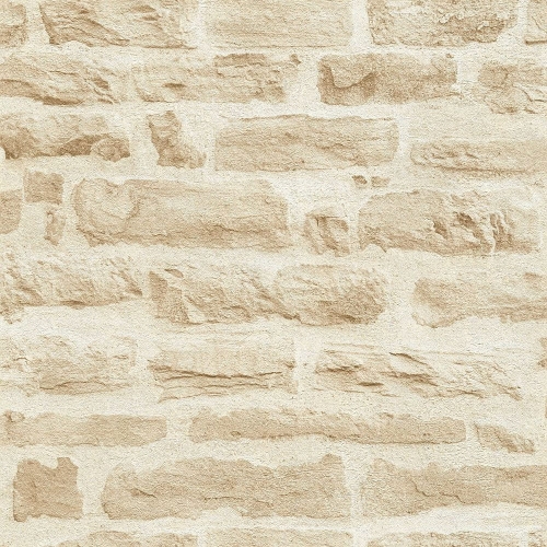 Elements 35580-2 Tapeta ścienna AS, tapeta na flizelinie AS Creation kamień wapienny 3D beżowy, mur kamienny