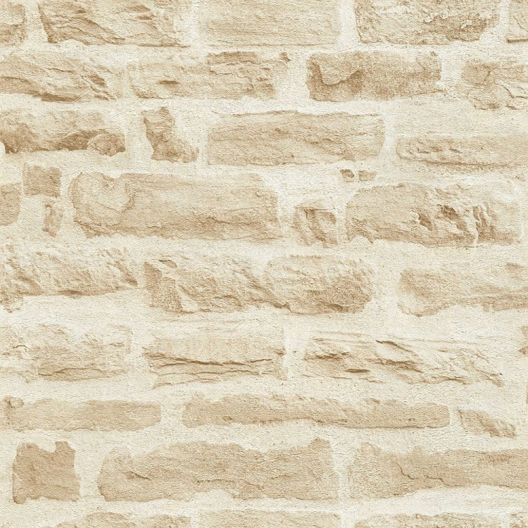 Elements 35580-2 Tapeta ścienna AS, tapeta na flizelinie AS Creation kamień wapienny 3D beżowy, mur kamienny