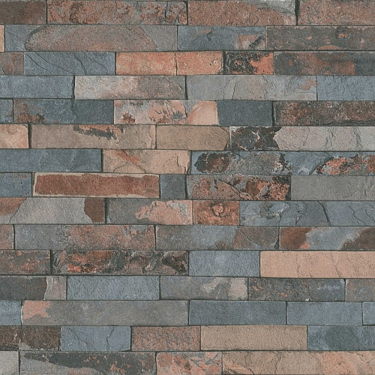 35582-3 tapeta AS Creation płytki, cegła, kamienie, szaroniebieskie, do pokoju, kuchni, styl retro, prowansalski